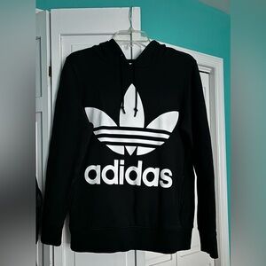 Women’s black adidas hoodie, size small